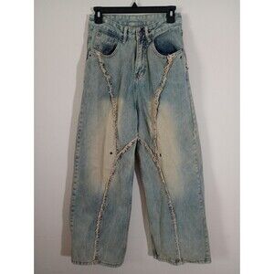 SWE Denim Jeans Baggy Wide Leg Size Small